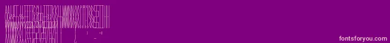 JmhCelaenoBook Font – Pink Fonts on Purple Background