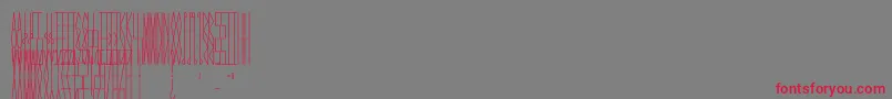 JmhCelaenoBook Font – Red Fonts on Gray Background