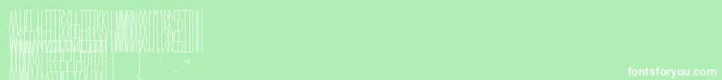 Шрифт JmhCelaenoBook – белые шрифты на зелёном фоне