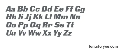 BlackgroteskcItalic Font