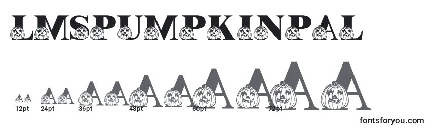 LmsPumpkinPal-fontin koot