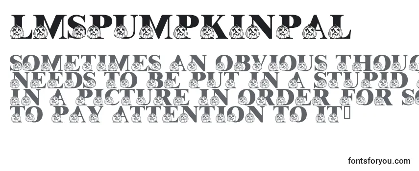 Шрифт LmsPumpkinPal
