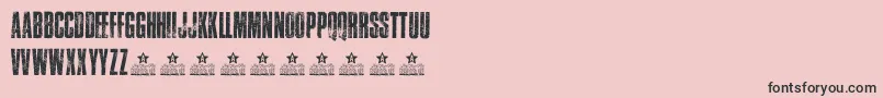TrafficPersonalUse Font – Black Fonts on Pink Background