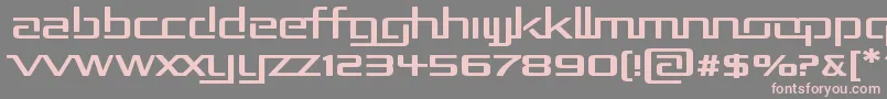 Rep2exp Font – Pink Fonts on Gray Background