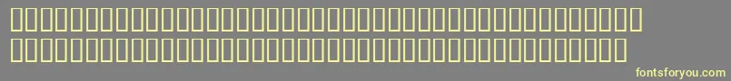 TempsexptBoldsh Font – Yellow Fonts on Gray Background