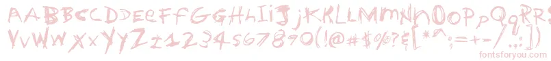 Więcej informacji o czcionce HouseTrained Czcionka HouseTrained – różowe czcionki