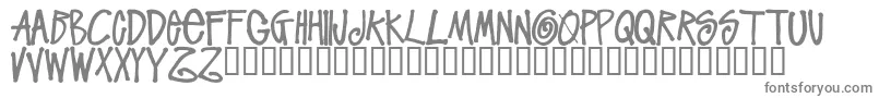 Шрифт StussyscriptRegular – серые шрифты на белом фоне