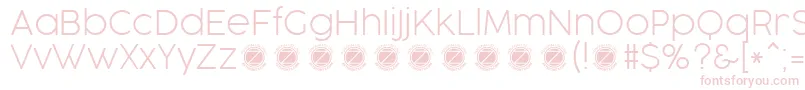 CocogooseProUltralightTrial Font – Pink Fonts on White Background