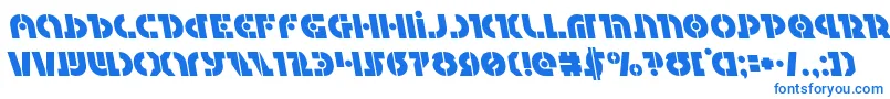 Questlokleft Font – Blue Fonts on White Background