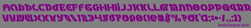 Questlokleft Font – Purple Fonts on Gray Background