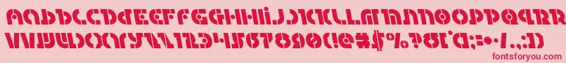 Questlokleft Font – Red Fonts on Pink Background
