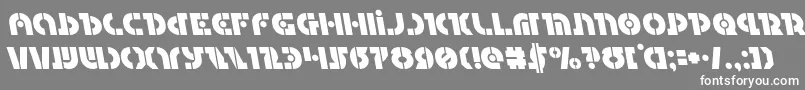 Questlokleft Font – White Fonts on Gray Background
