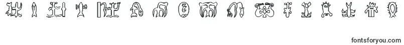 RongorongoGlyphs-fontti – Alkavat R:lla olevat fontit
