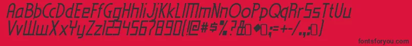 Lisätietoja Edenmills Italic-fontista Edenmills Italic-fontti – mustat fontit punaisella taustalla