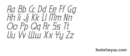 Revisão da fonte Edenmills Italic