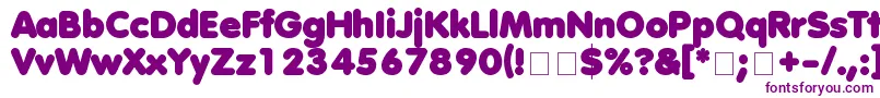 AnjaEliane-fontti – violetit fontit