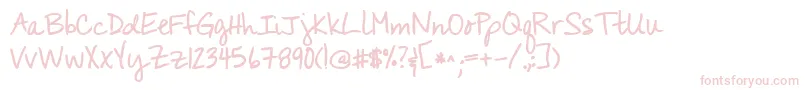 Kgyouwontbringmedownbold Font – Pink Fonts