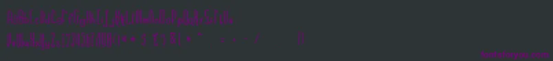 Bravemountains Font – Purple Fonts on Black Background