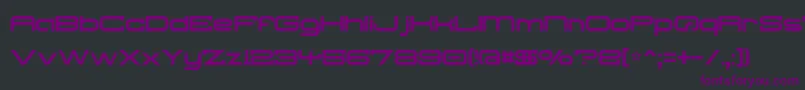 Troglodyte Font – Purple Fonts on Black Background