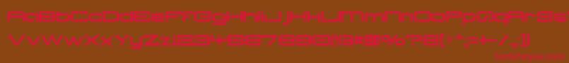 Troglodyte Font – Red Fonts on Brown Background
