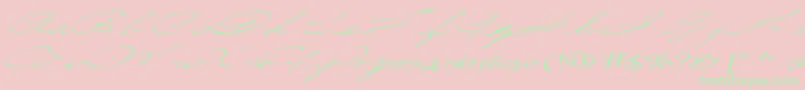 Countrylove3RegularTtcon-Schriftart – Grüne Schriften auf rosa Hintergrund