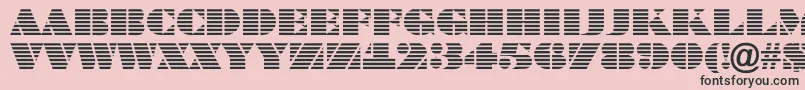 ABraggatitulmar Font – Black Fonts on Pink Background