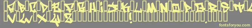 Подробнее о шрифте WritersFat Шрифт WritersFat – жёлтые шрифты на сером фоне