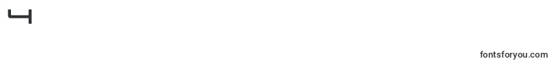 フォントFireyegf3Headline – フォント数字4