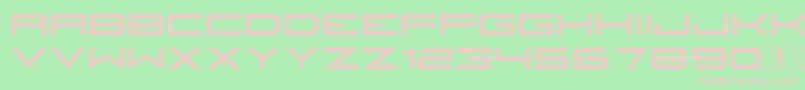 Fireyegf3Headline Font – Pink Fonts on Green Background