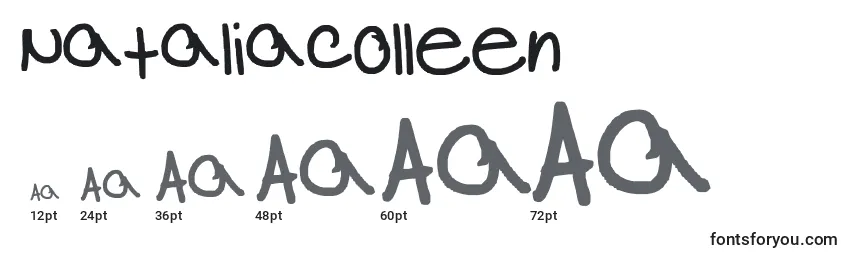 NataliaColleen Font Sizes