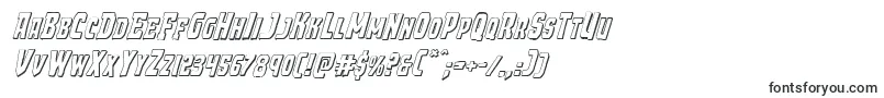 Шрифт Demonpriest3Dital – очень узкие шрифты
