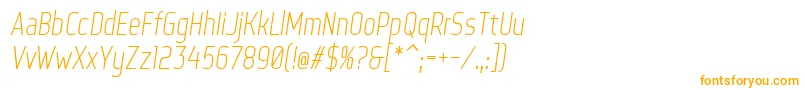 WebServeroffItalic-fontti – oranssit fontit