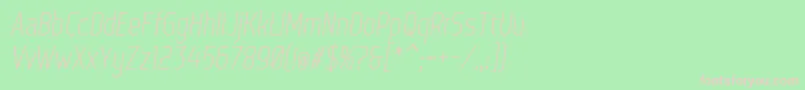 fuente WebServeroffItalic – Fuentes Rosadas Sobre Fondo Verde