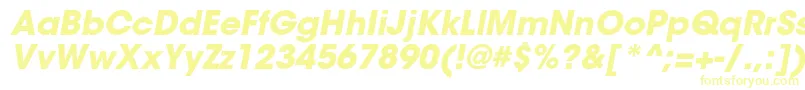 ItcavantgardestdBoldobl-Schriftart – Gelbe Schriften