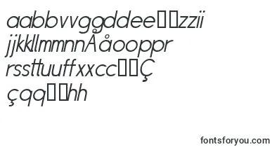 SipleLightoblique font – uzbek Fonts