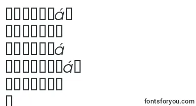 SipleLightoblique font – burmese Fonts