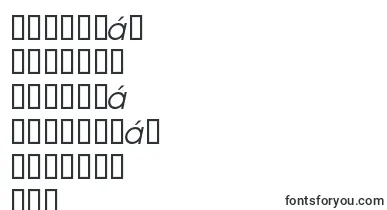 SipleLightoblique font – khmer Fonts