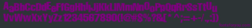 BabyRegularTtstd Font – Purple Fonts on Black Background