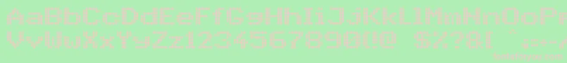 PidvlBold Font – Pink Fonts on Green Background