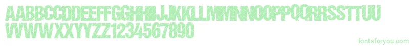 Diamondplate Font – Green Fonts on White Background