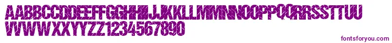 Diamondplate Font – Purple Fonts on White Background