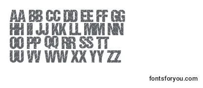 Diamondplate Font