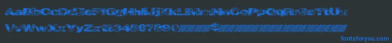 fuente Cityvetica – Fuentes Azules Sobre Fondo Negro