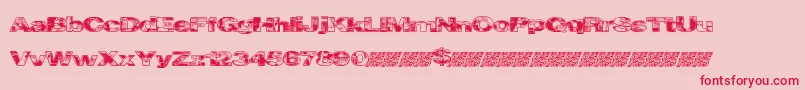 fuente Cityvetica – Fuentes Rojas Sobre Fondo Rosa