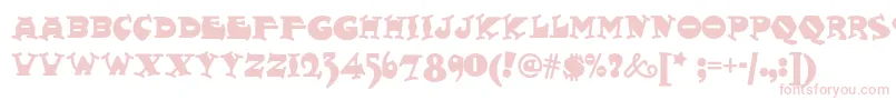 Fattysnaxnf Font – Pink Fonts on White Background