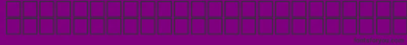 McsElectronSUNormal. Font – Black Fonts on Purple Background