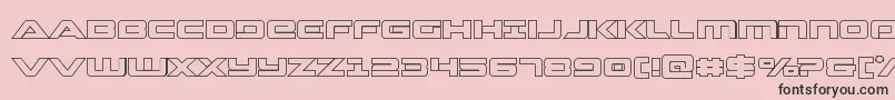 More about Strikelordout Font Strikelordout Font – Black Fonts on Pink Background