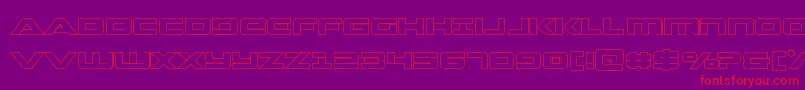 Lisätietoja Strikelordout-fontista Strikelordout-fontti – punaiset fontit violetilla taustalla