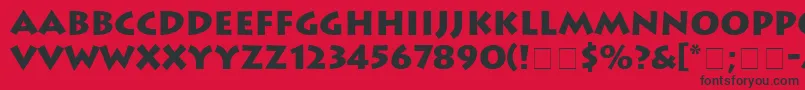More about AustereBlackSsiBlack Font AustereBlackSsiBlack Font – Black Fonts on Red Background