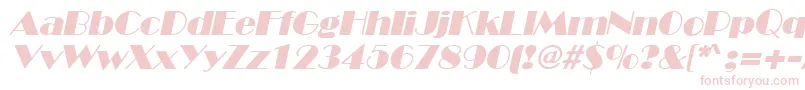 InviteSfItalic Font – Pink Fonts on White Background